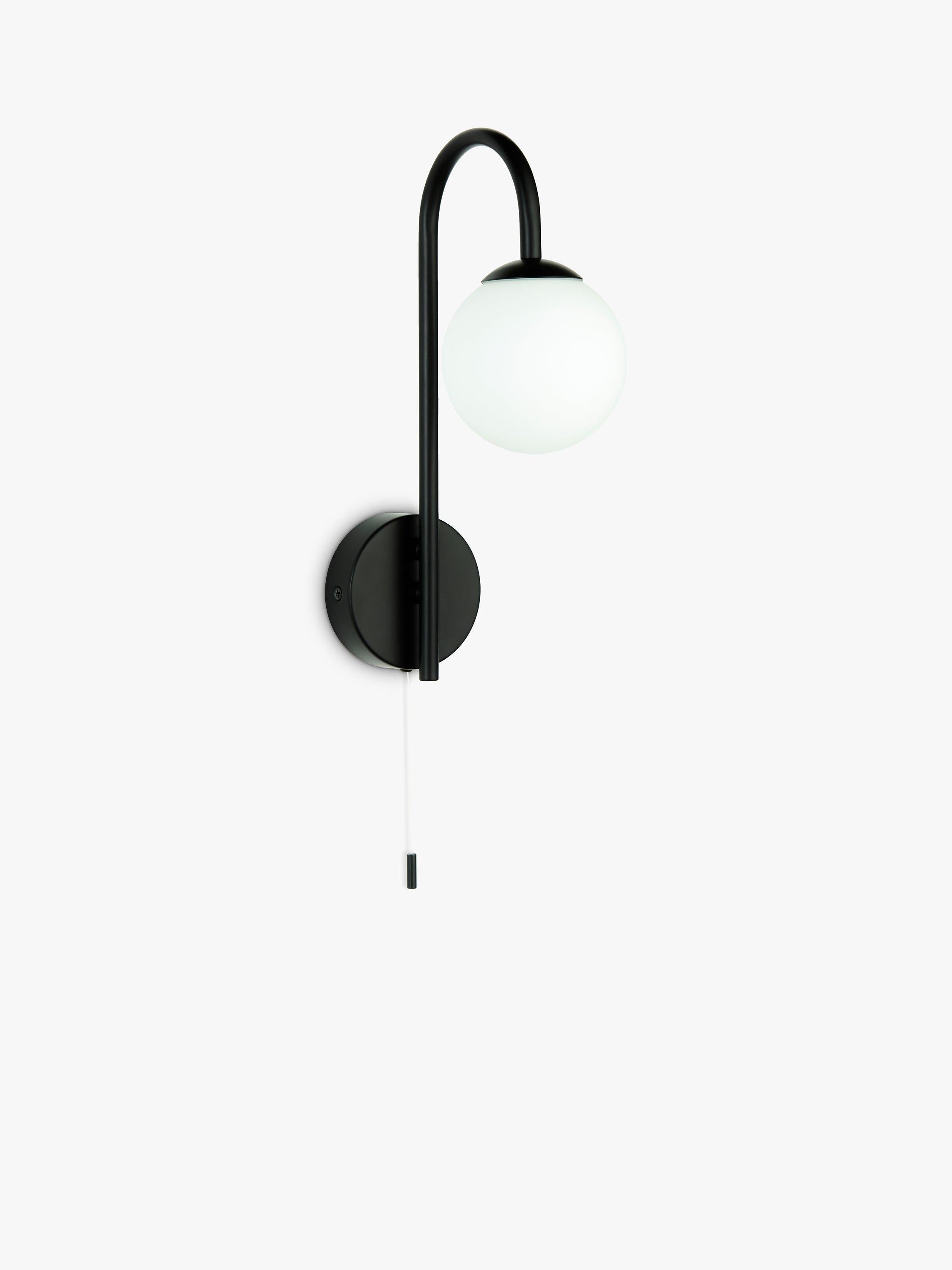 John Lewis Freya bathroom wall light metallic finish (British brand)