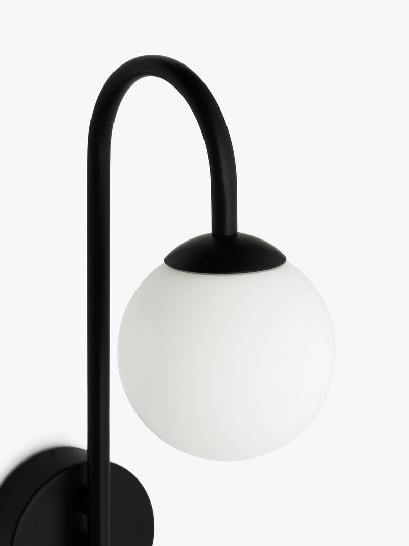 John Lewis Freya bathroom wall light metallic finish (British brand)