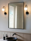 John Lewis Freya bathroom wall light metallic finish (British brand)