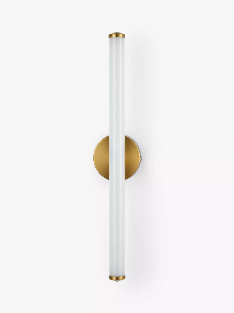John Lewis Deco Rod LED bathroom wall light, imported from the UK