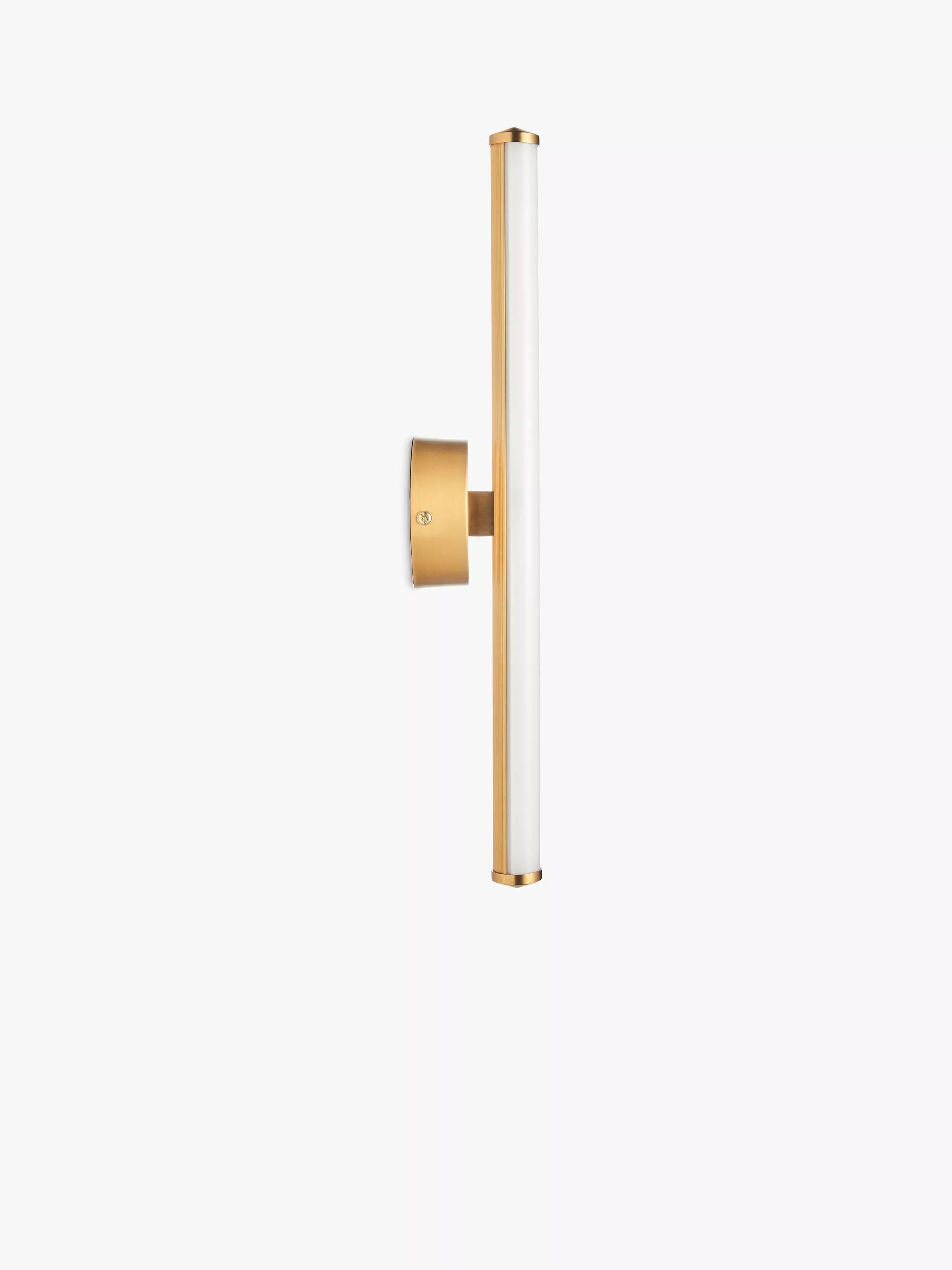 John Lewis Deco Rod LED bathroom wall light, imported from the UK