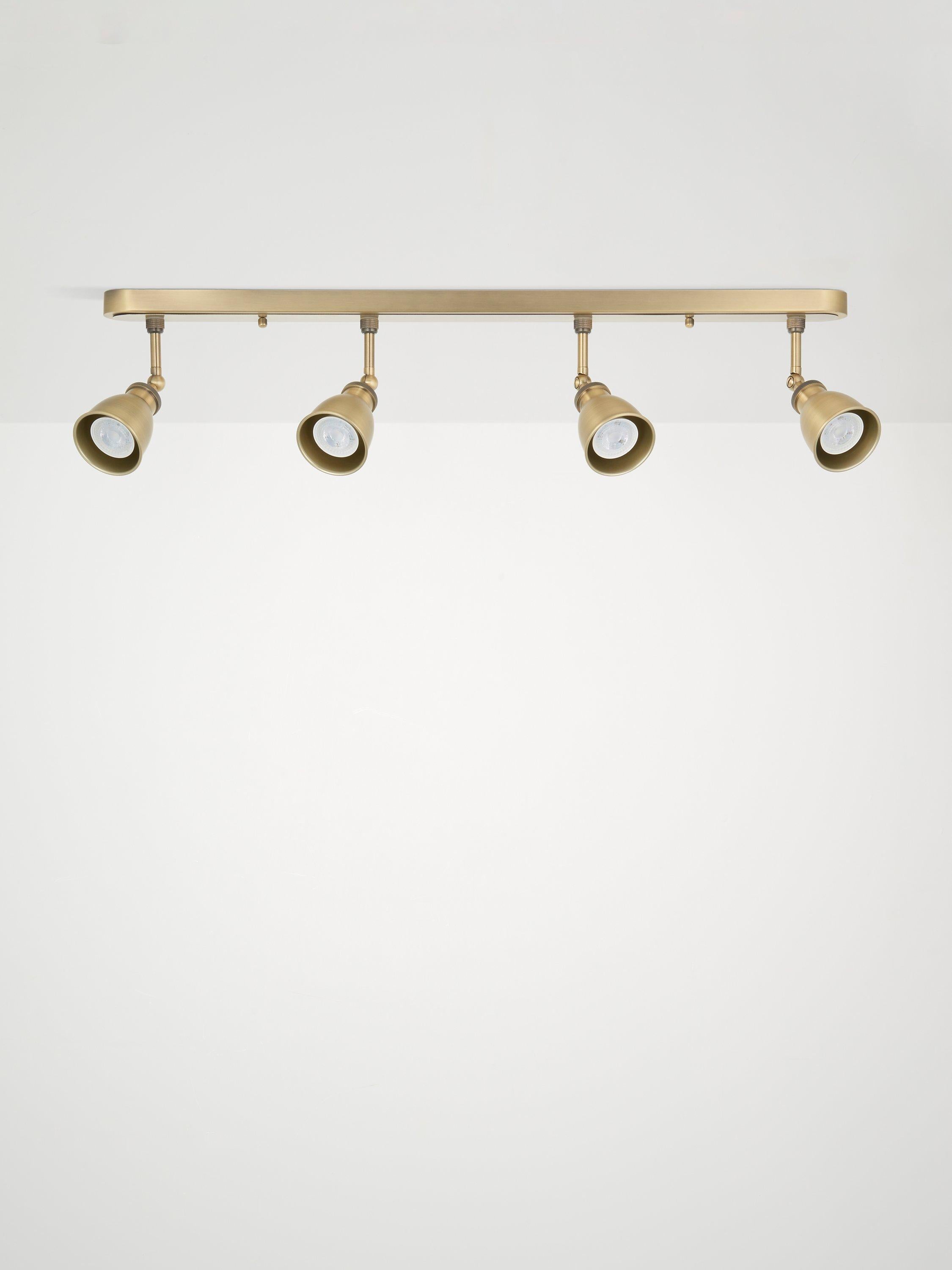 John Lewis Baldwin 4-Strahler Deckenbalken Antik-Finish - Britisches Produkt