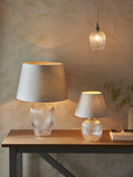 John Lewis Fulbrook clear glass ceiling shade, easy-fit, UK version