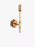 John Lewis hex wall light antique finish H31.5cm, imported from the UK