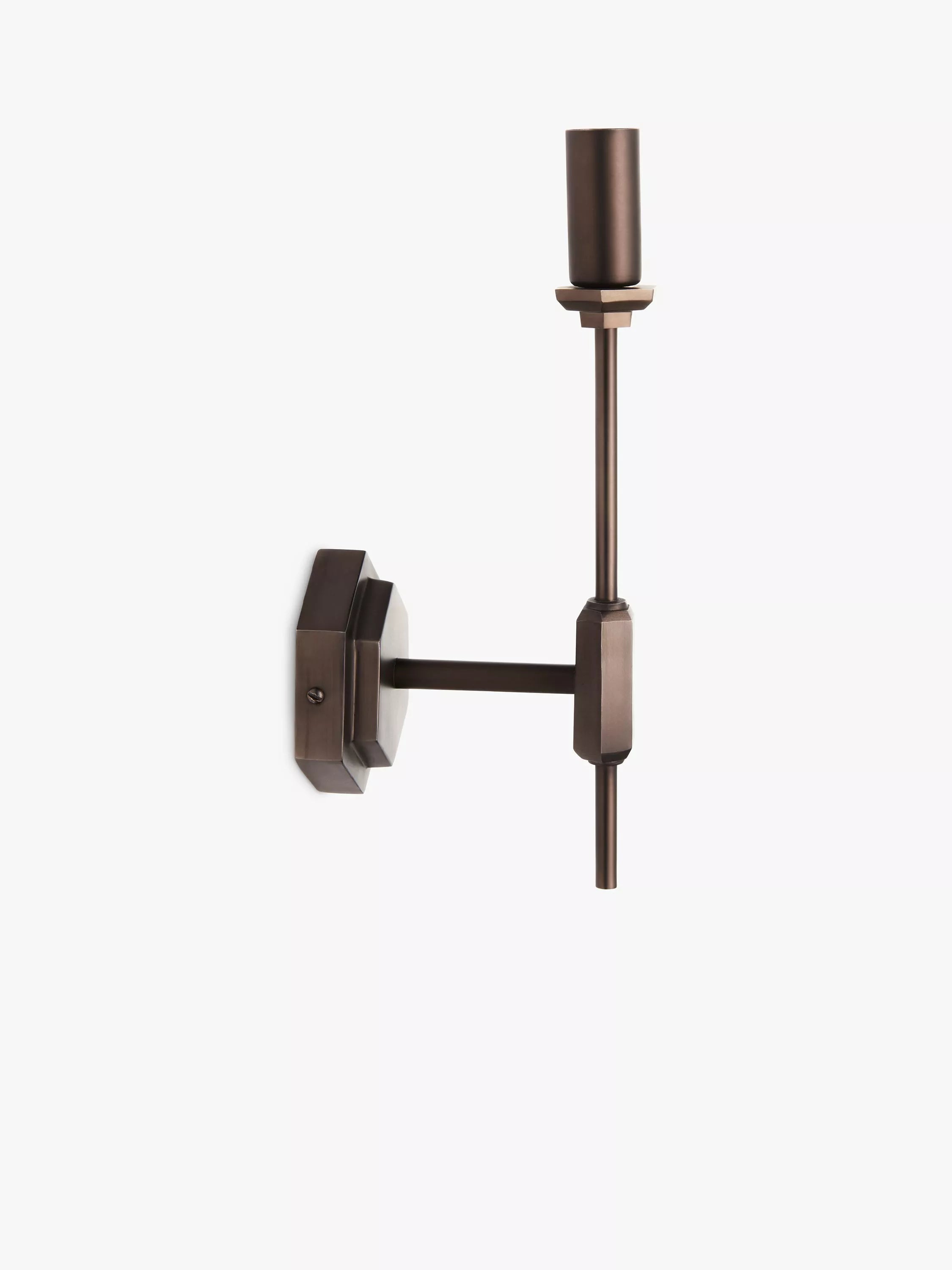 John Lewis hex wall light antique finish H31.5cm, imported from the UK