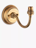 John Lewis Pompion swan neck wall light aged brass, imported from the UK