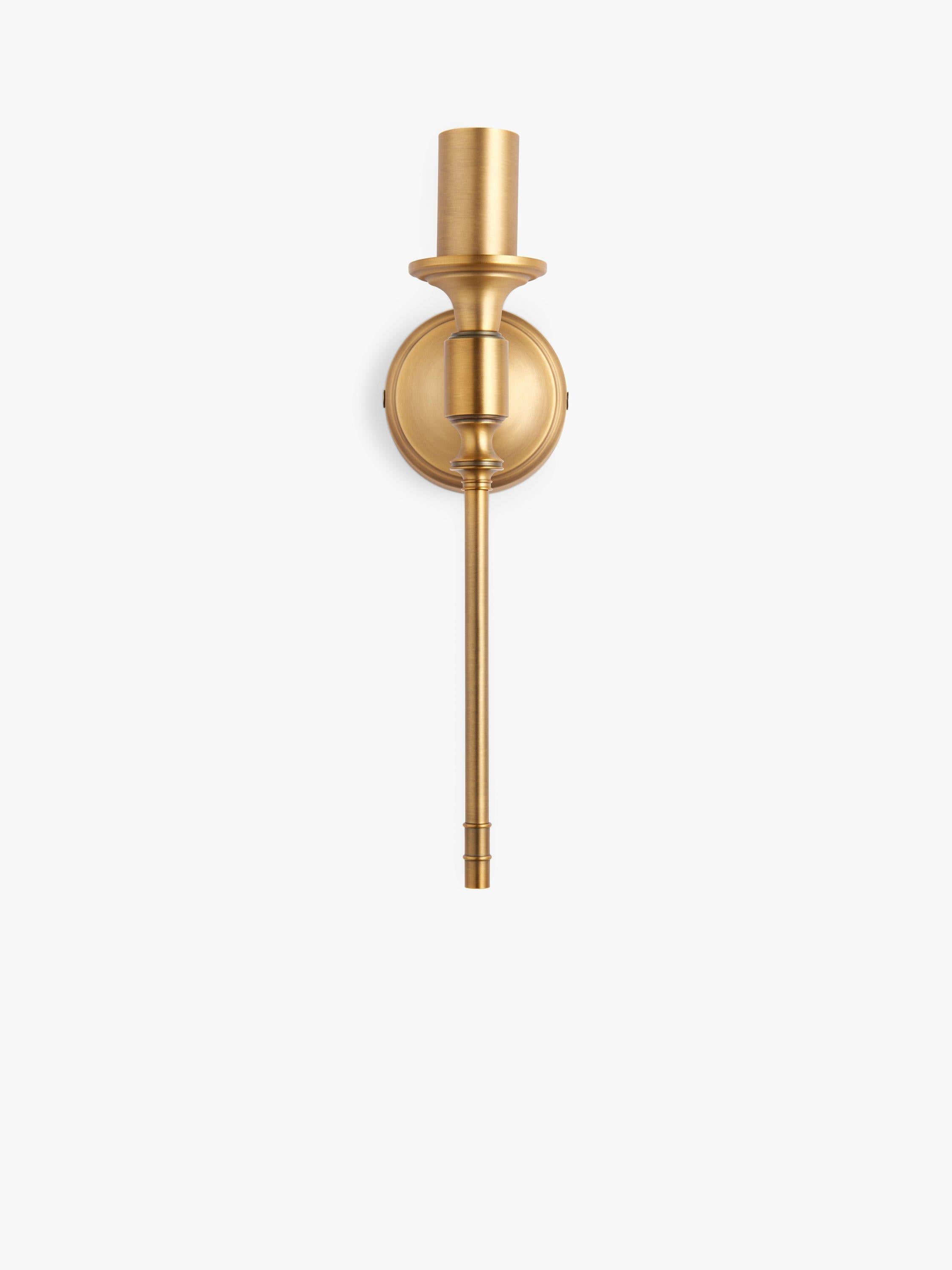 John Lewis Hart wall light antique brass, UK version