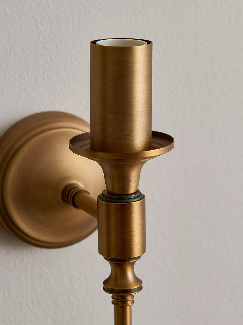 John Lewis Hart wall light antique brass, UK version