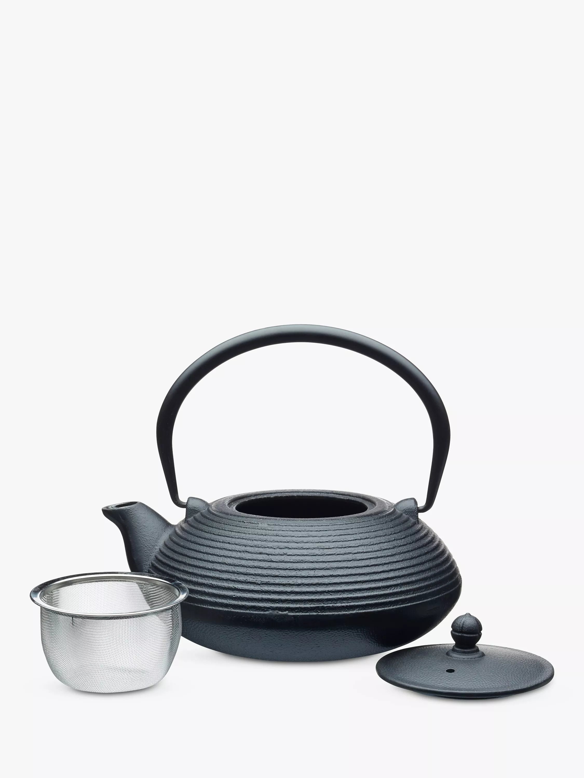 La Cafetière cast iron teapot black 900ml - British product