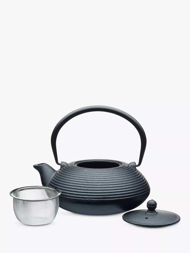 La Cafetière cast iron teapot black 900ml - British product