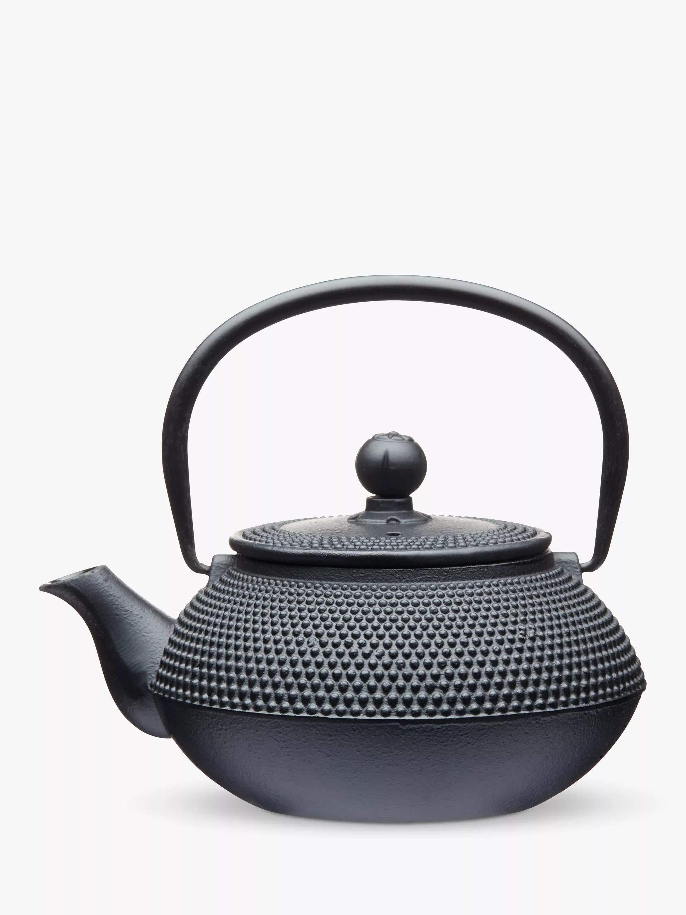 La Cafetière black cast iron teapot with removable infuser, 600ml, UK version