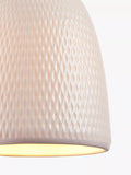 John Lewis textured porcelain lamp shade white (British brand)