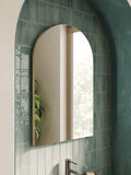 hib. Fusion arch mirror with matte finish (British brand)