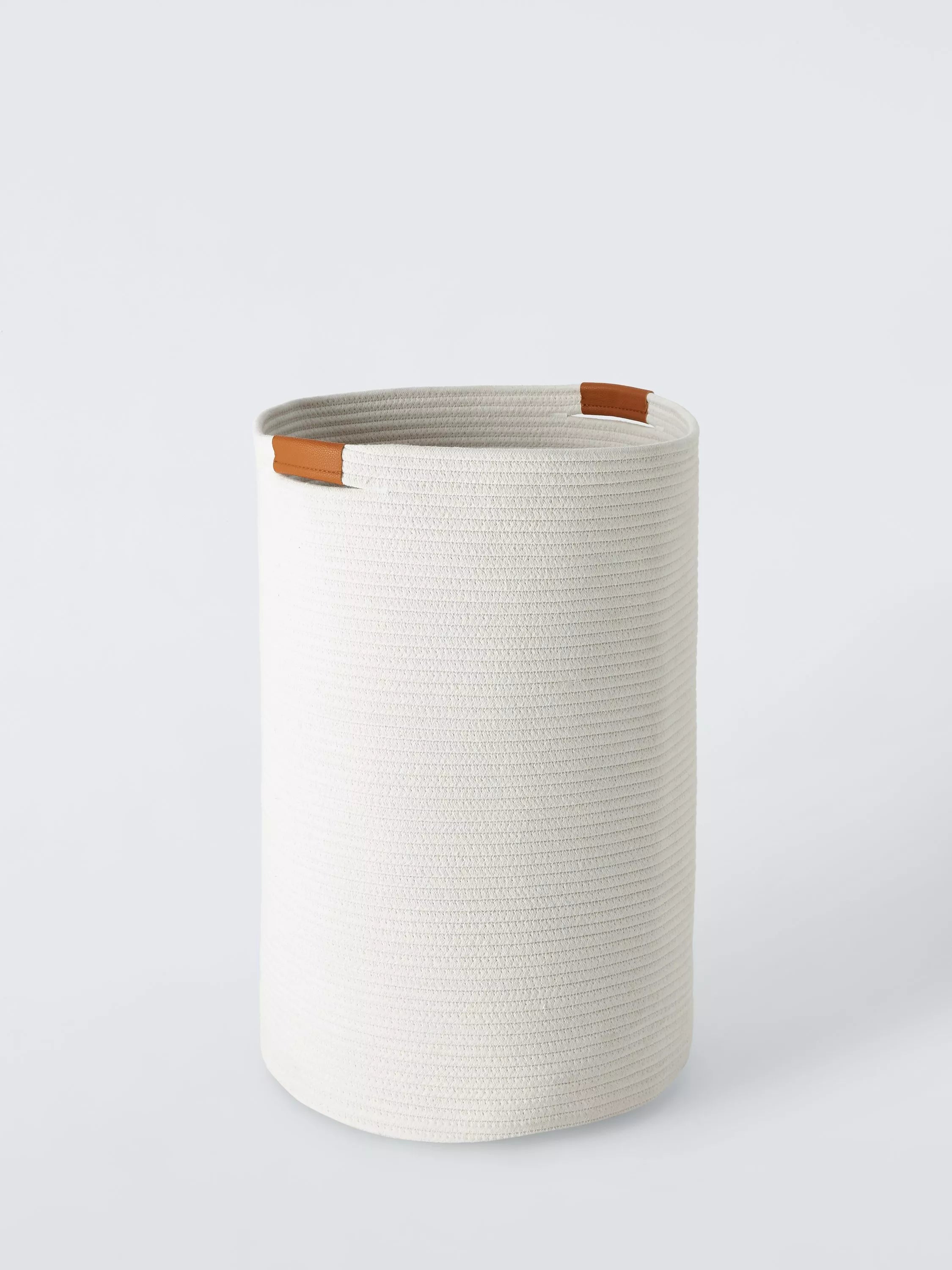John Lewis rope laundry basket white - British product