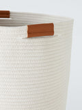 John Lewis rope laundry basket white - British product