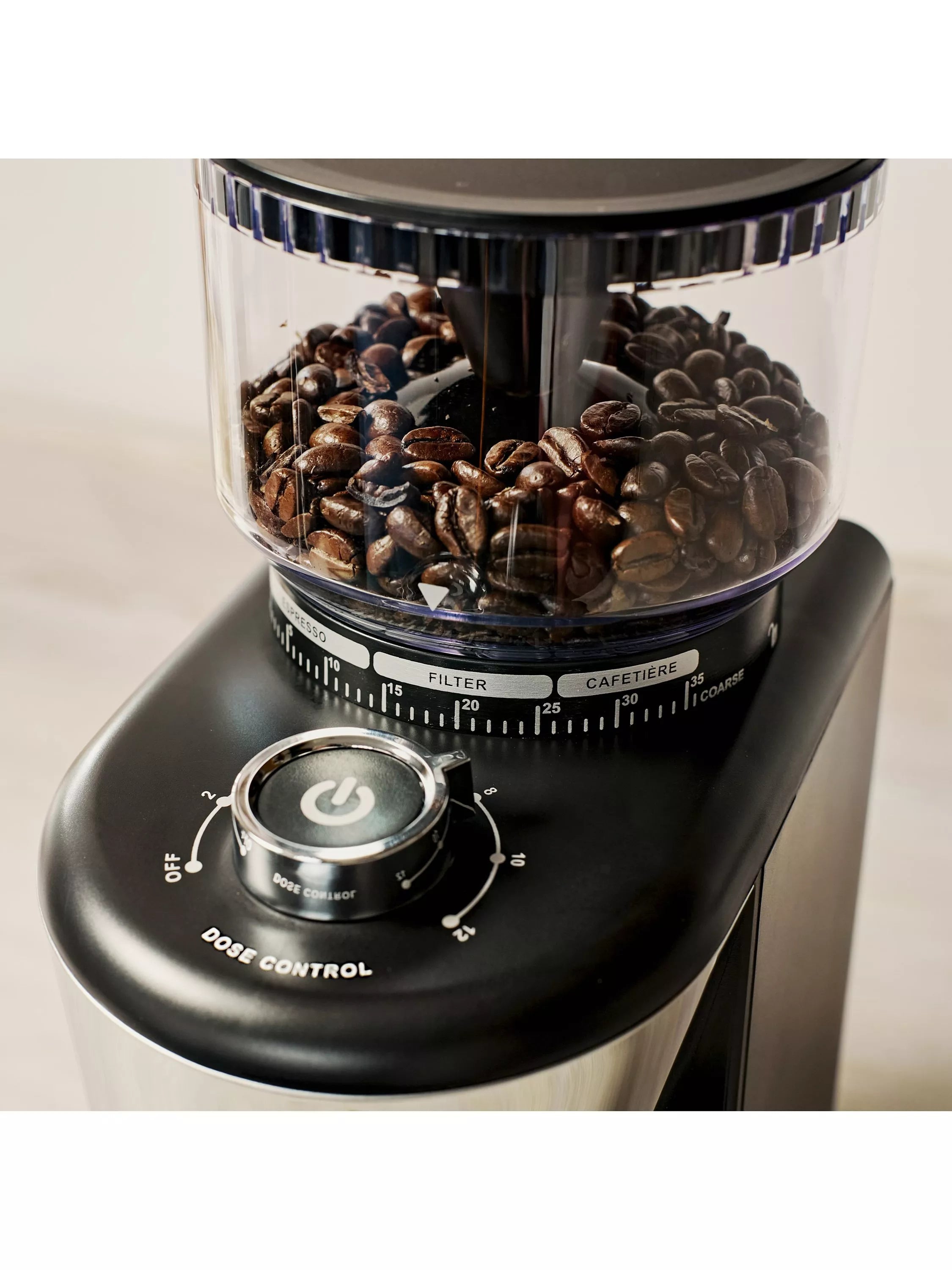Dualit coffee grinder black (British brand)