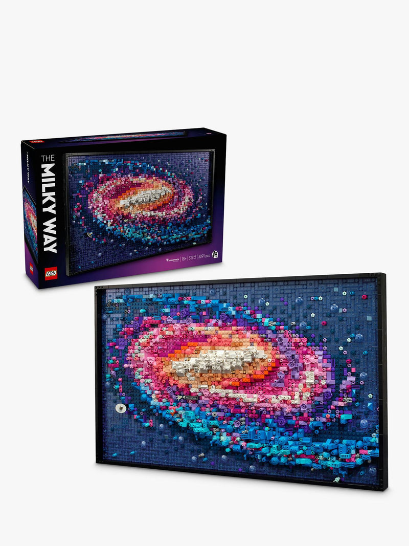 LEGO The Milky Way Galaxy wall art building kit, UK version