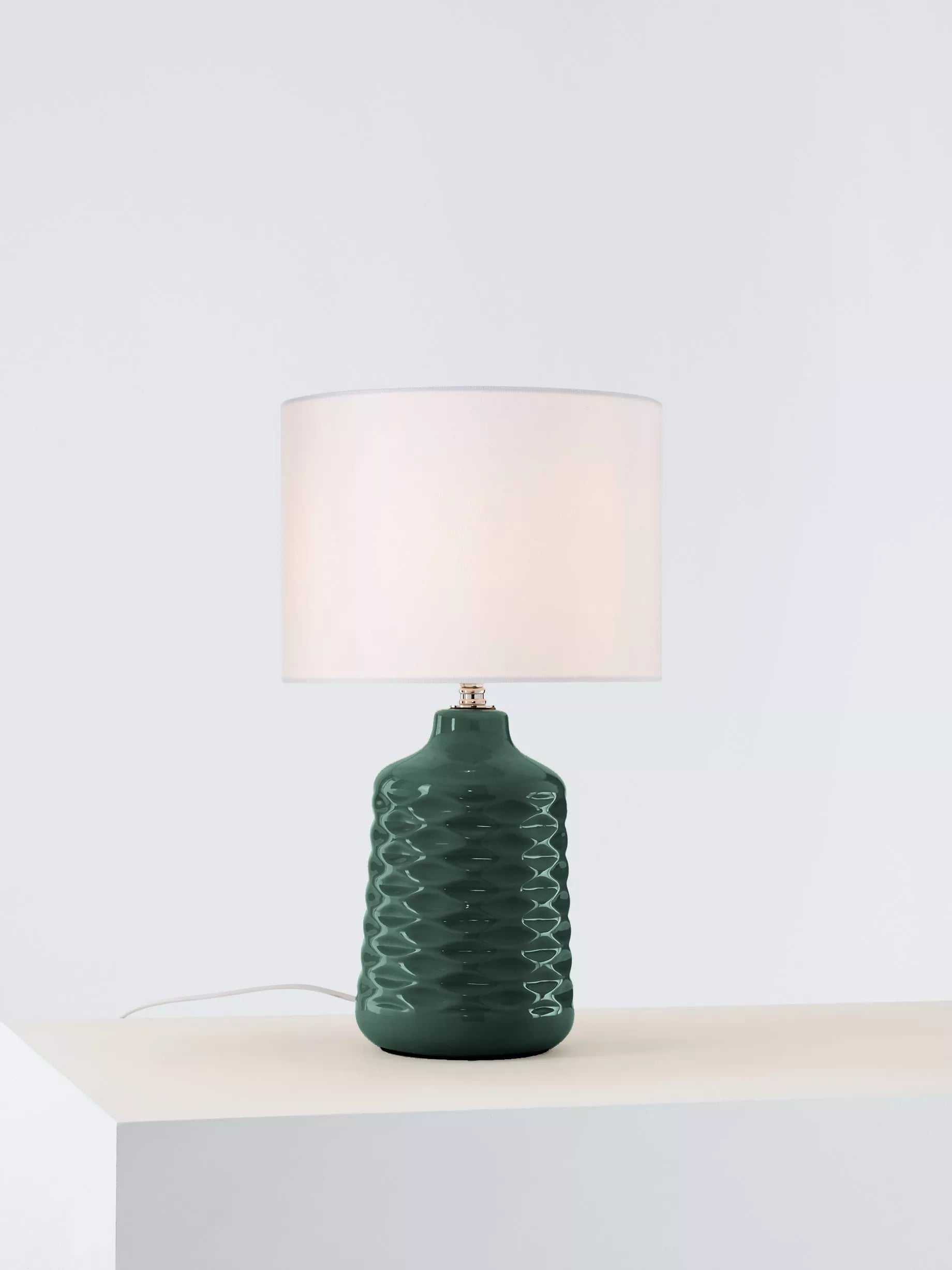 John Lewis Annie Ceramic Table Lamp, Bowling Green