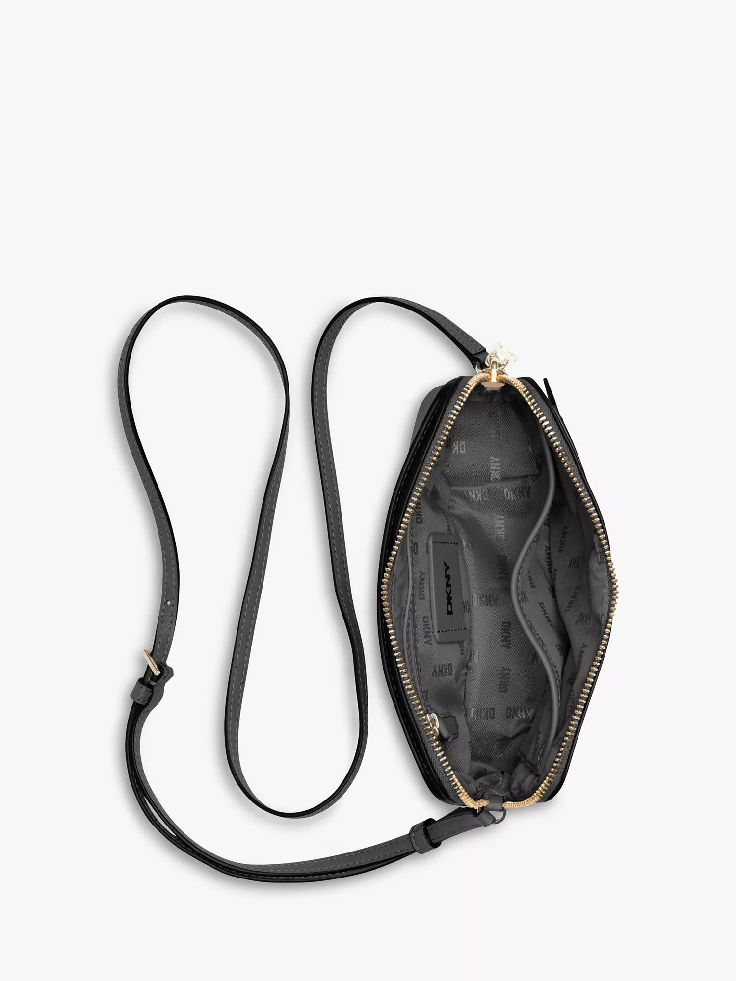 DKNY Bryant leather cross body bag 22cm - British product