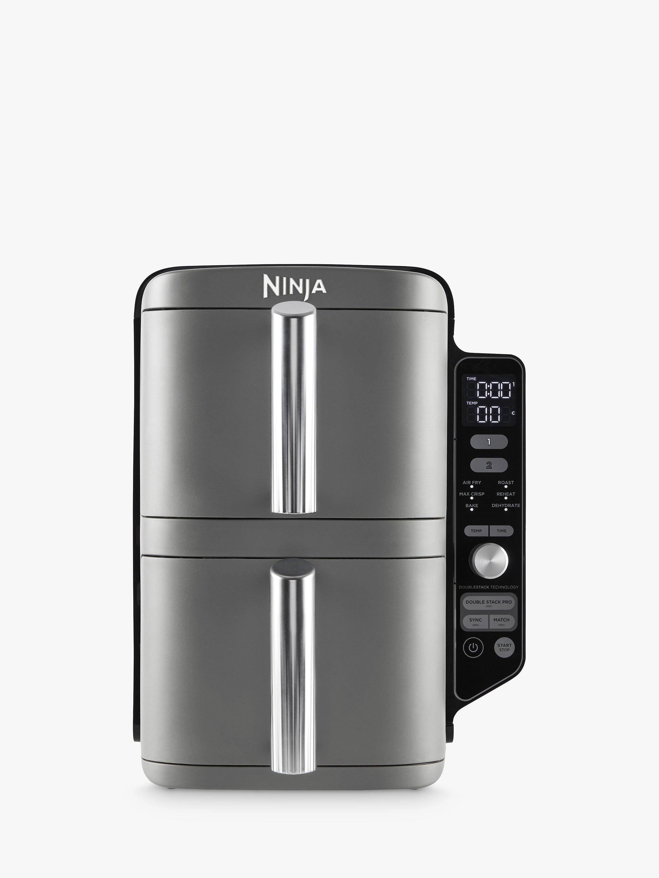 Ninja Double Stack XL 2-Drawer Air Fryer in Grey, imported from the UK