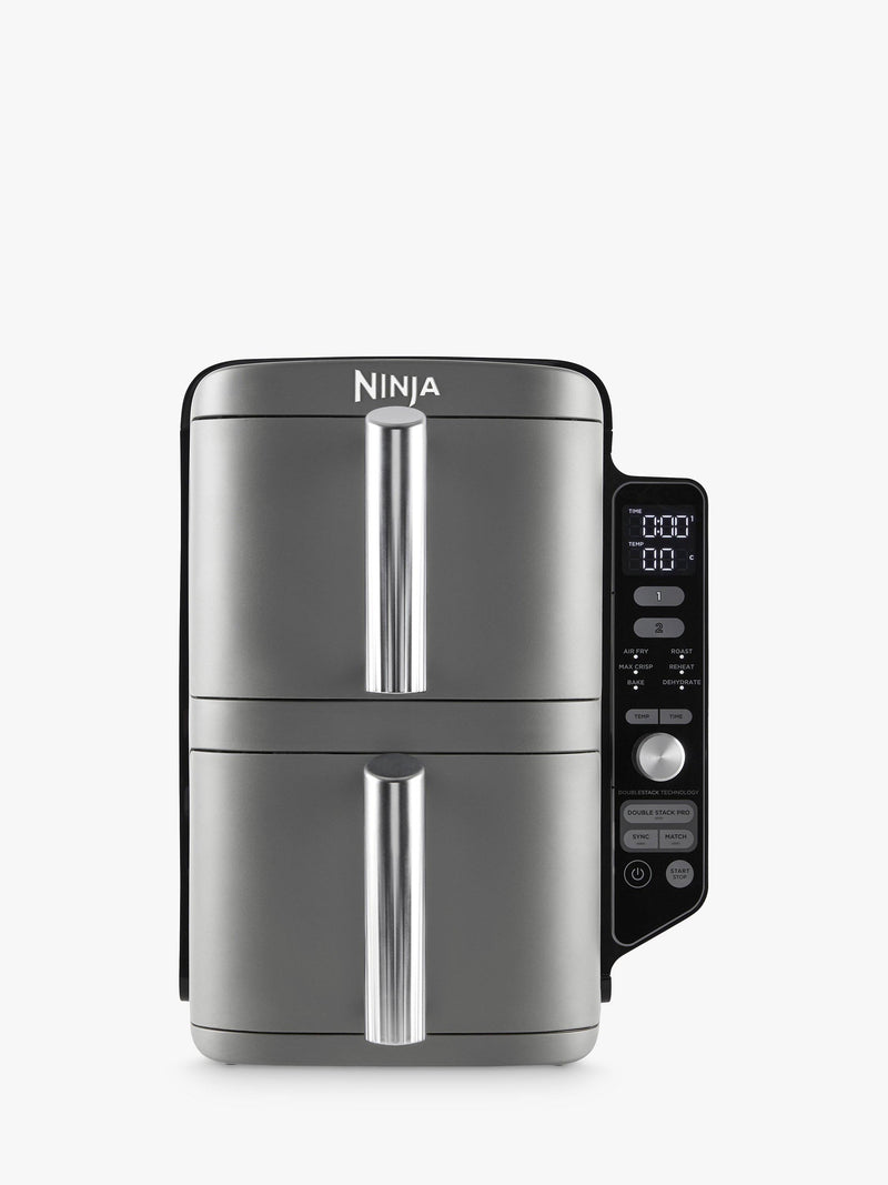 Ninja Double Stack XL 2-Drawer Air Fryer in Grey, imported from the UK