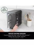 Ninja Double Stack XL 2-Drawer Air Fryer in Grey, imported from the UK