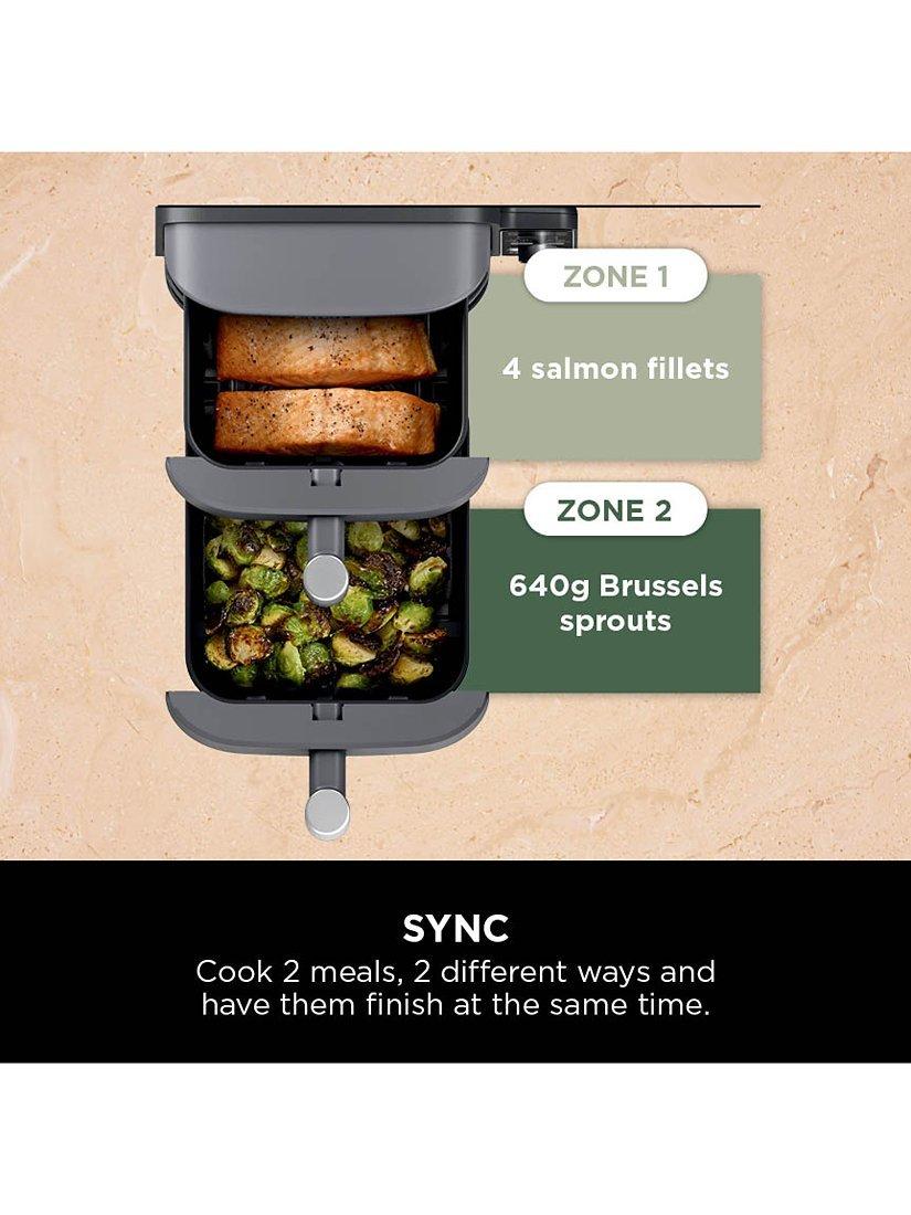 Ninja Double Stack XL 2-Drawer Air Fryer in Grey, imported from the UK