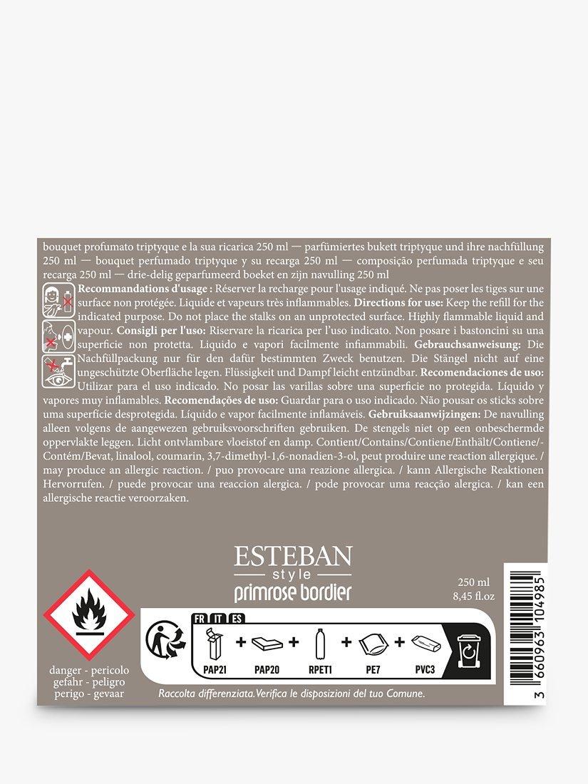Esteban Amber reed diffuser 250ml - British product