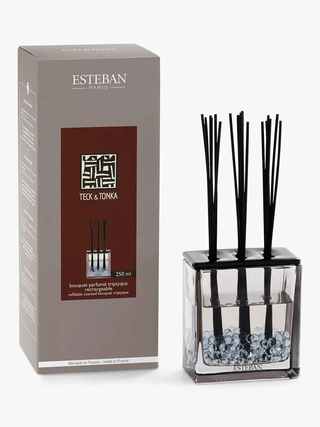 Esteban reed diffuser Teak and Tonka 250ml (British brand)