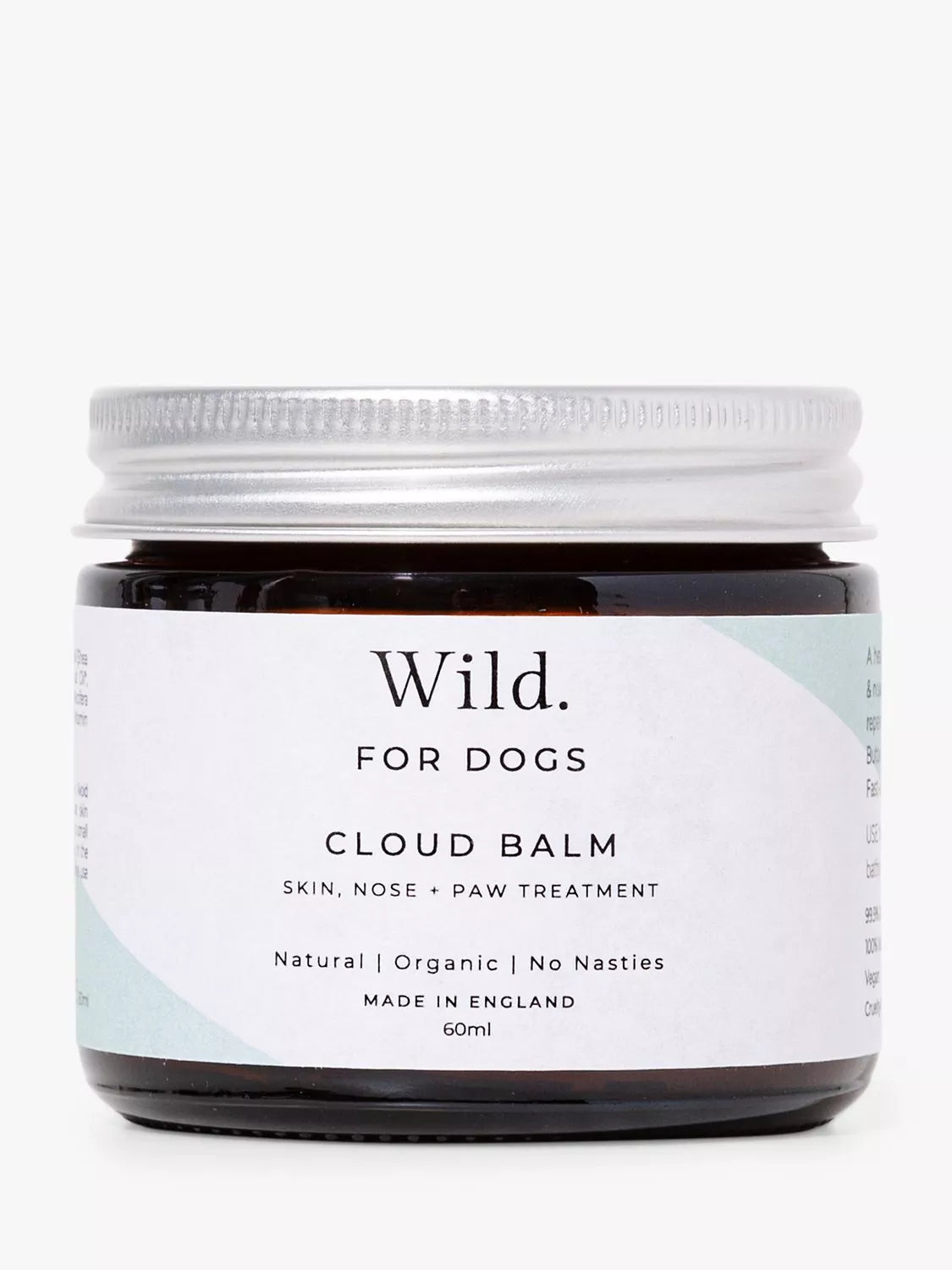 Wild For Dogs nose and paw treatment balm 60ml (British brand)