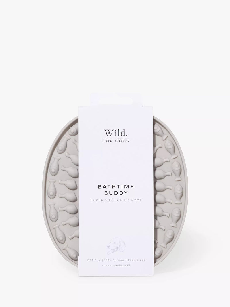 Wild For Dogs Bathtime Buddy Lickmat grey silicone - British product