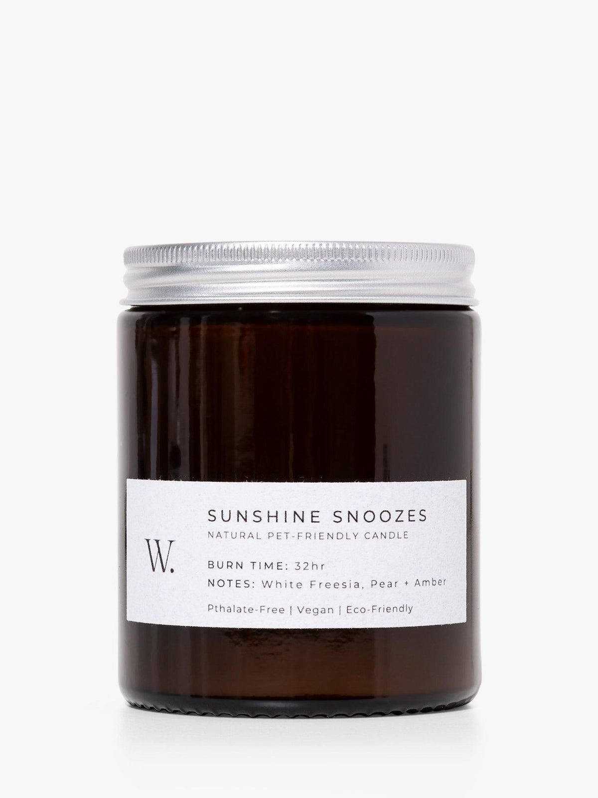 Pet-Friendly Soy Wax Candle with White Freesia and Pear Scent 300g