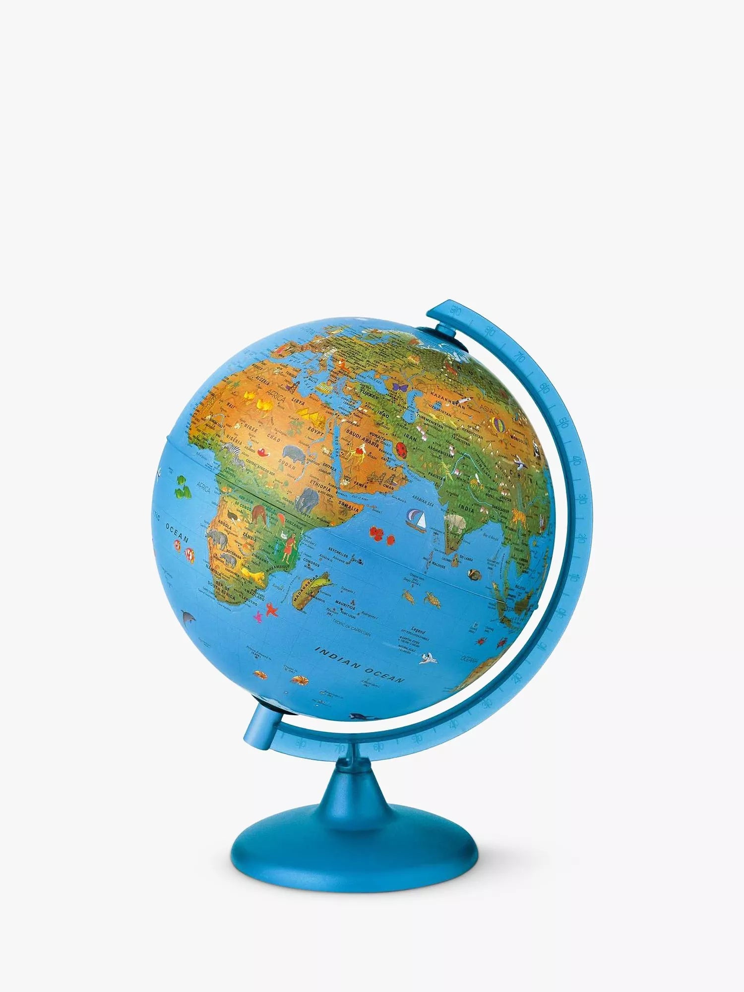 Nova Rico illuminated children's globe with animals 25cm, UK version