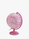 Nova Rico children's globe pink illuminated animals 25cm (British brand)