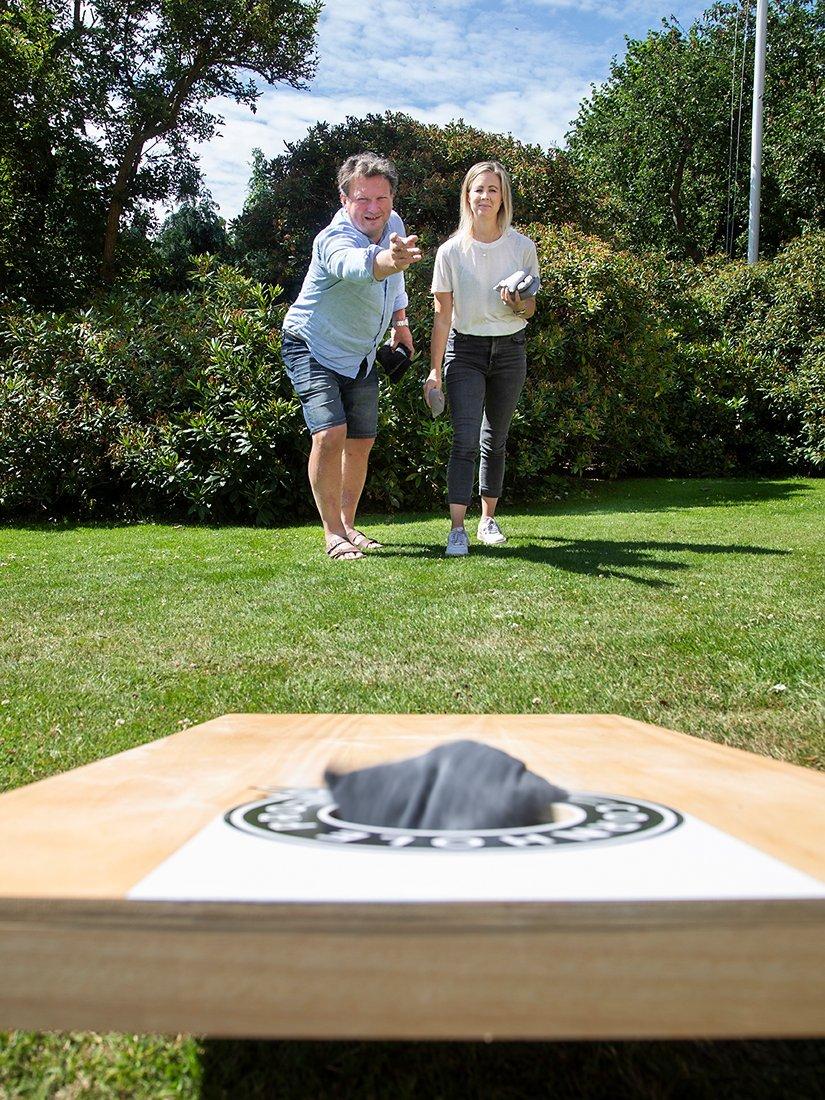 Bex Cornhole Pro garden game with competition beanbags (British brand)