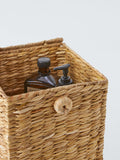 John Lewis Bulrush Lidded Storage Basket, Small