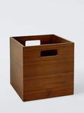 John Lewis mid-century timber storage box medium, UK version