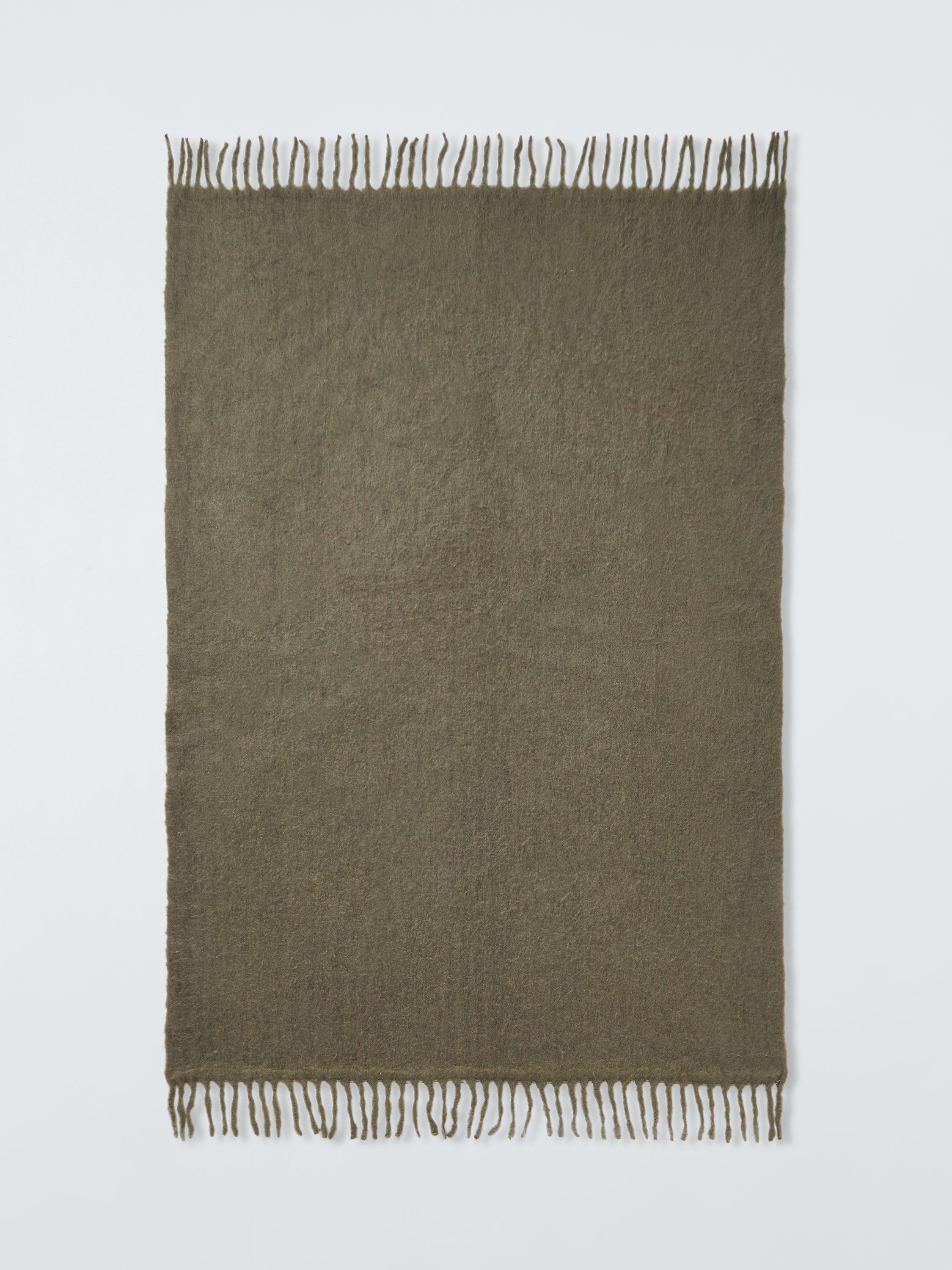 John Lewis Mohair Effect Plain Throw 140x190cm, UK version