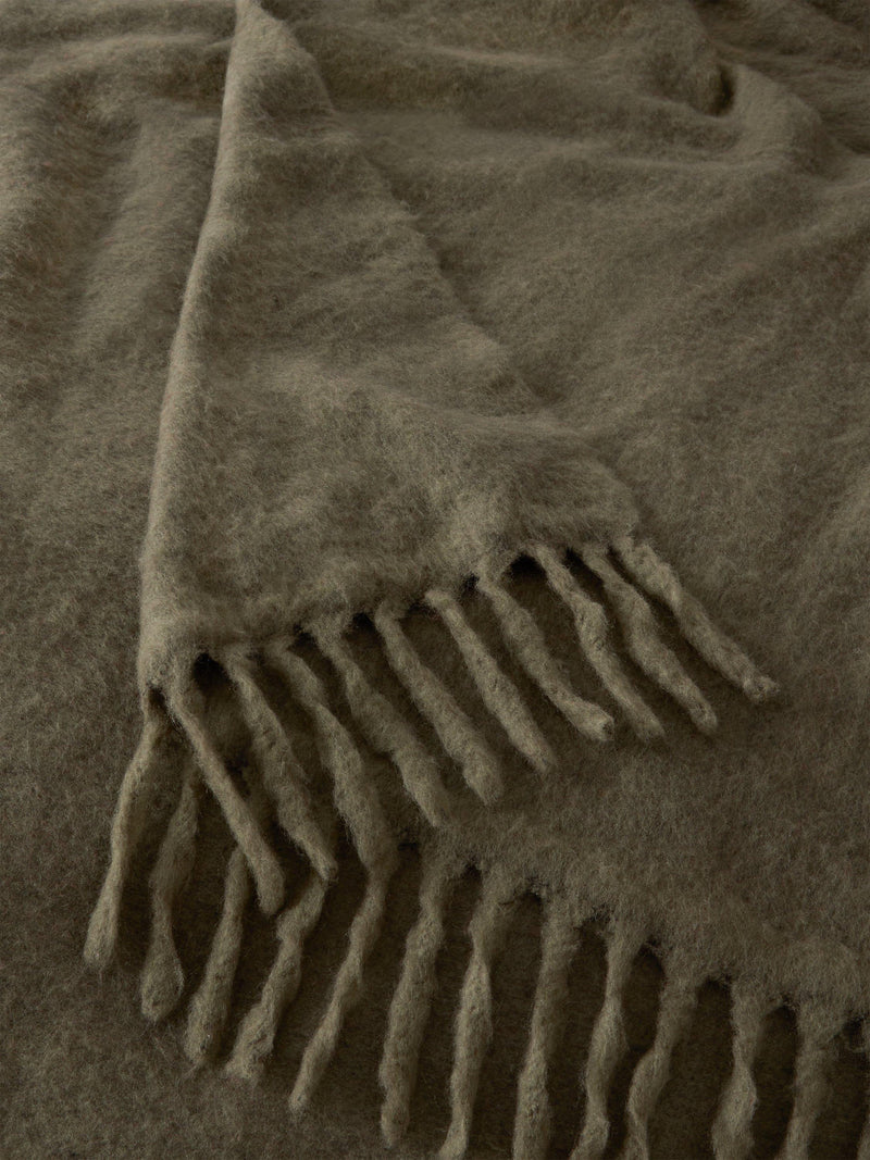 John Lewis Mohair Effect Plain Throw 140x190cm, UK version
