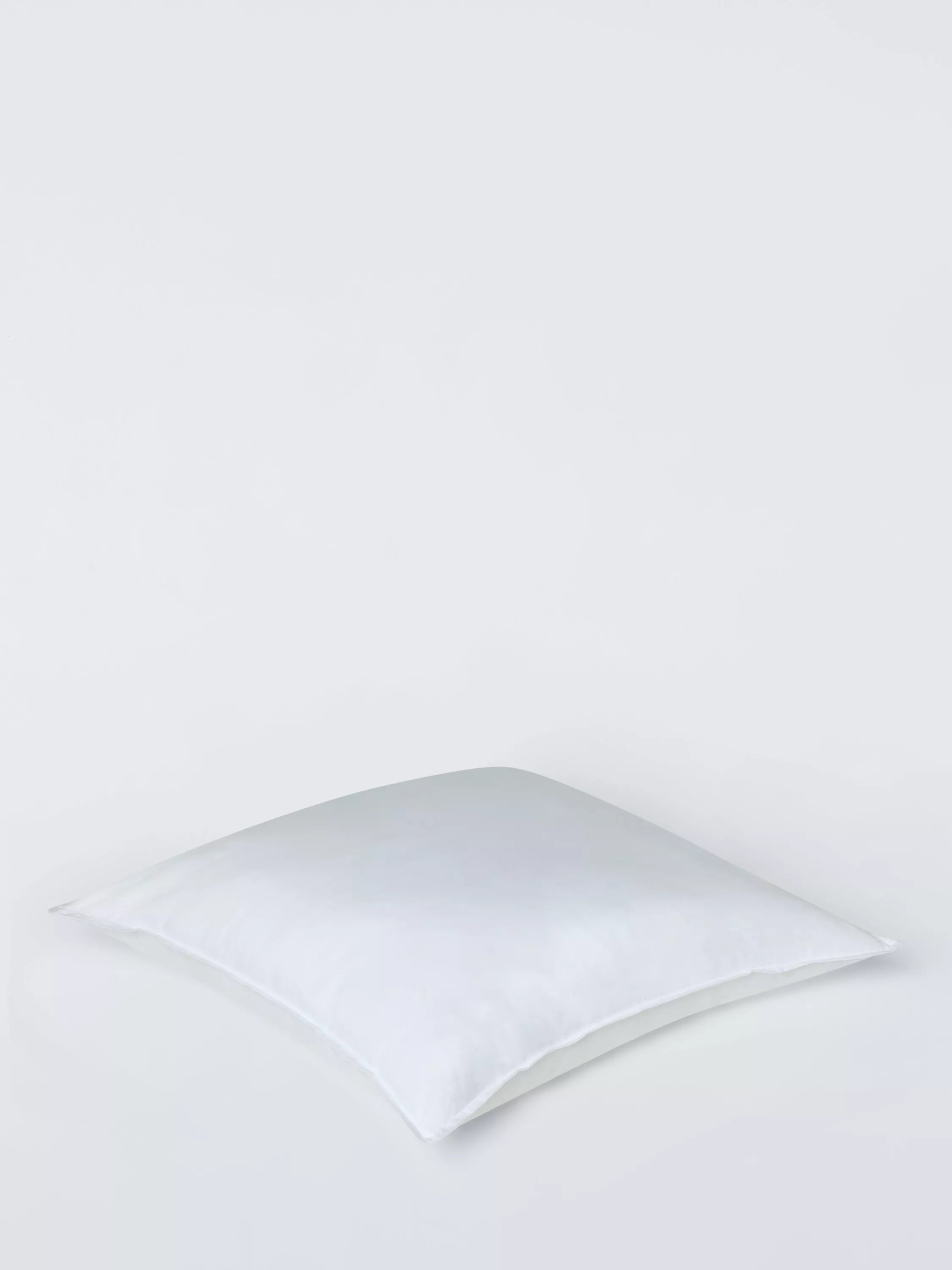 John Lewis synthetic square pillow medium washable, UK version