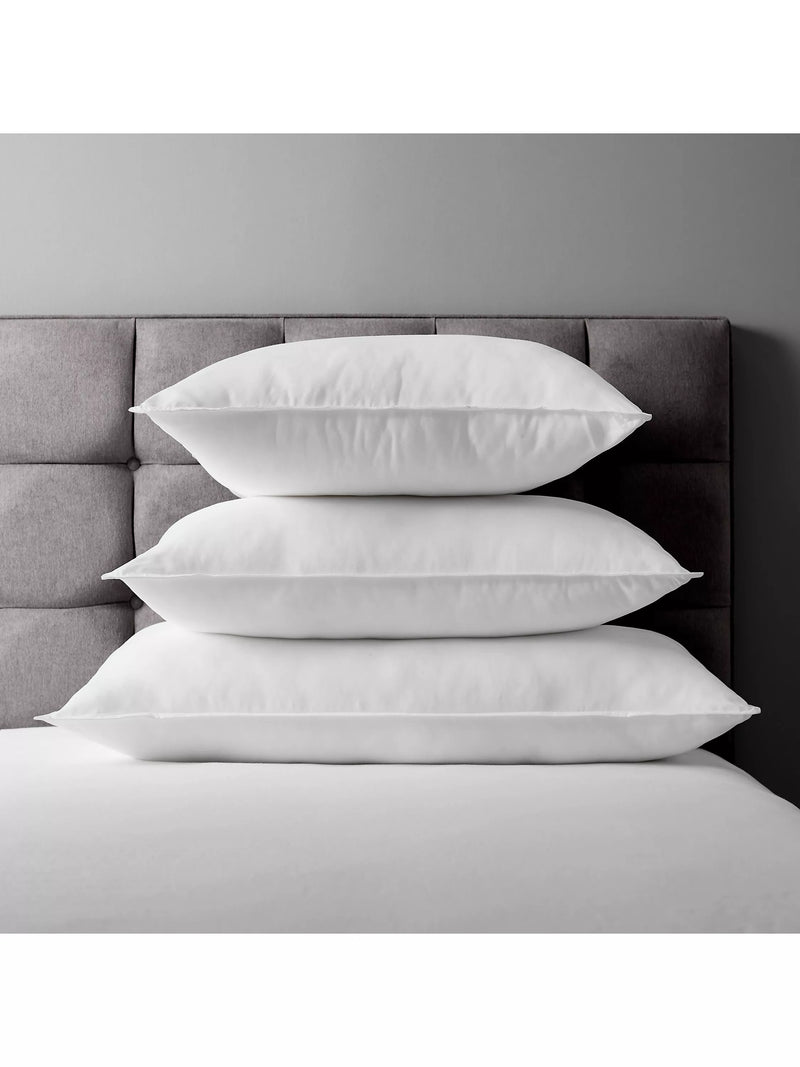 John Lewis synthetic square pillow medium washable, UK version