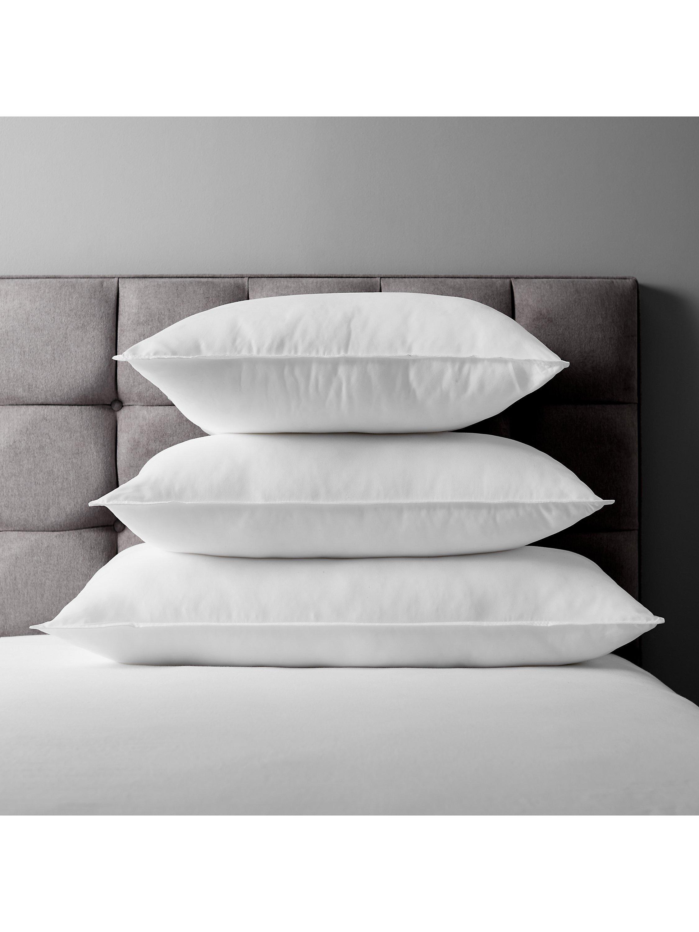 John Lewis synthetic soft touch washable king pillow medium, UK version
