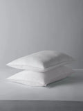 John Lewis synthetic soft touch washable standard pillow pair, medium, UK version