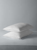 John Lewis synthetic soft touch washable standard pillow pair, medium, UK version