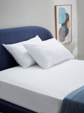 John Lewis synthetic soft touch washable standard pillow pair, medium, UK version
