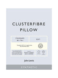 John Lewis synthetic clusterfibre standard soft pillow, UK version
