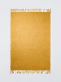 John Lewis Mohair Effect Plain Throw - Olive