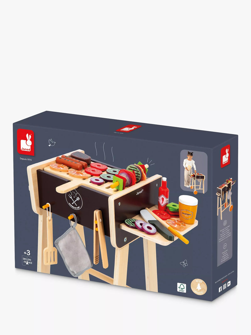 Janod Wooden Barbecue Playset, UK version