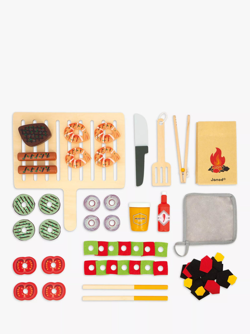 Janod Wooden Barbecue Playset, UK version