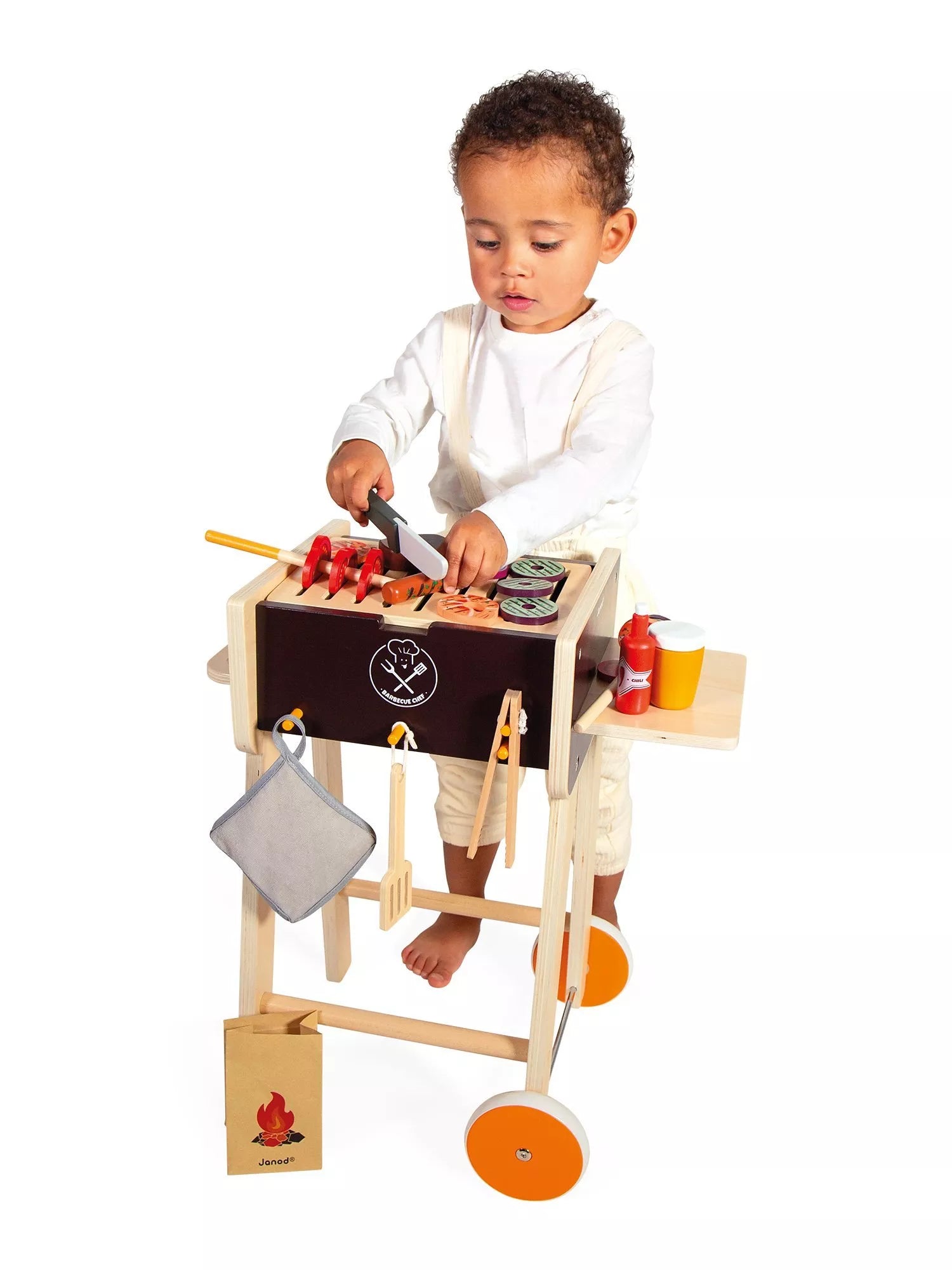 Janod Wooden Barbecue Playset, UK version